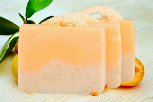 Apricot Scrub Loofah Soap