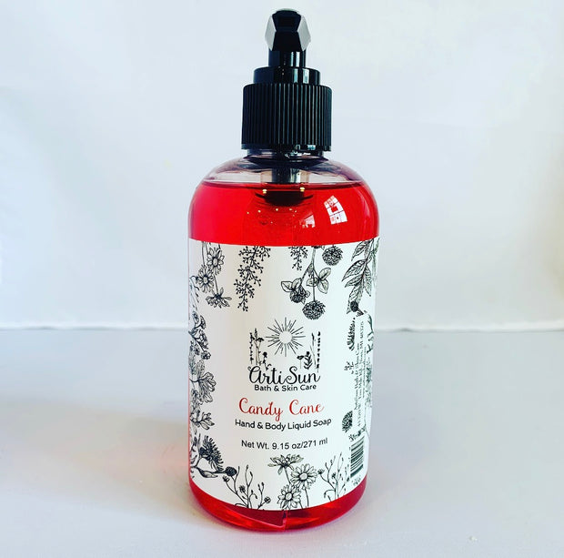 Candy Cane - Liquid Hand & Body Soap