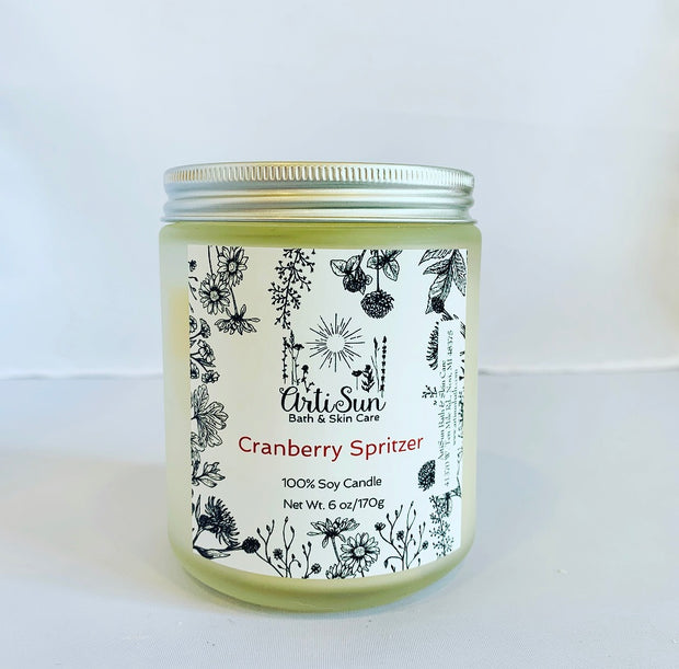 Cranberry Spritzer 100% Soy Candle